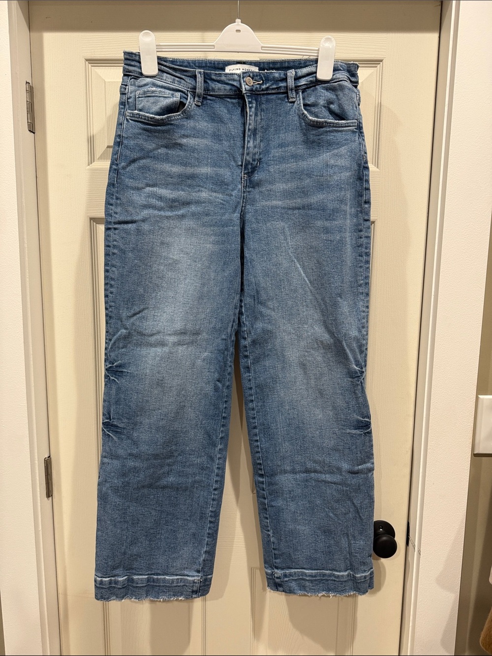 Flying Monkey Men's Straight-Leg Light Blue Jeans